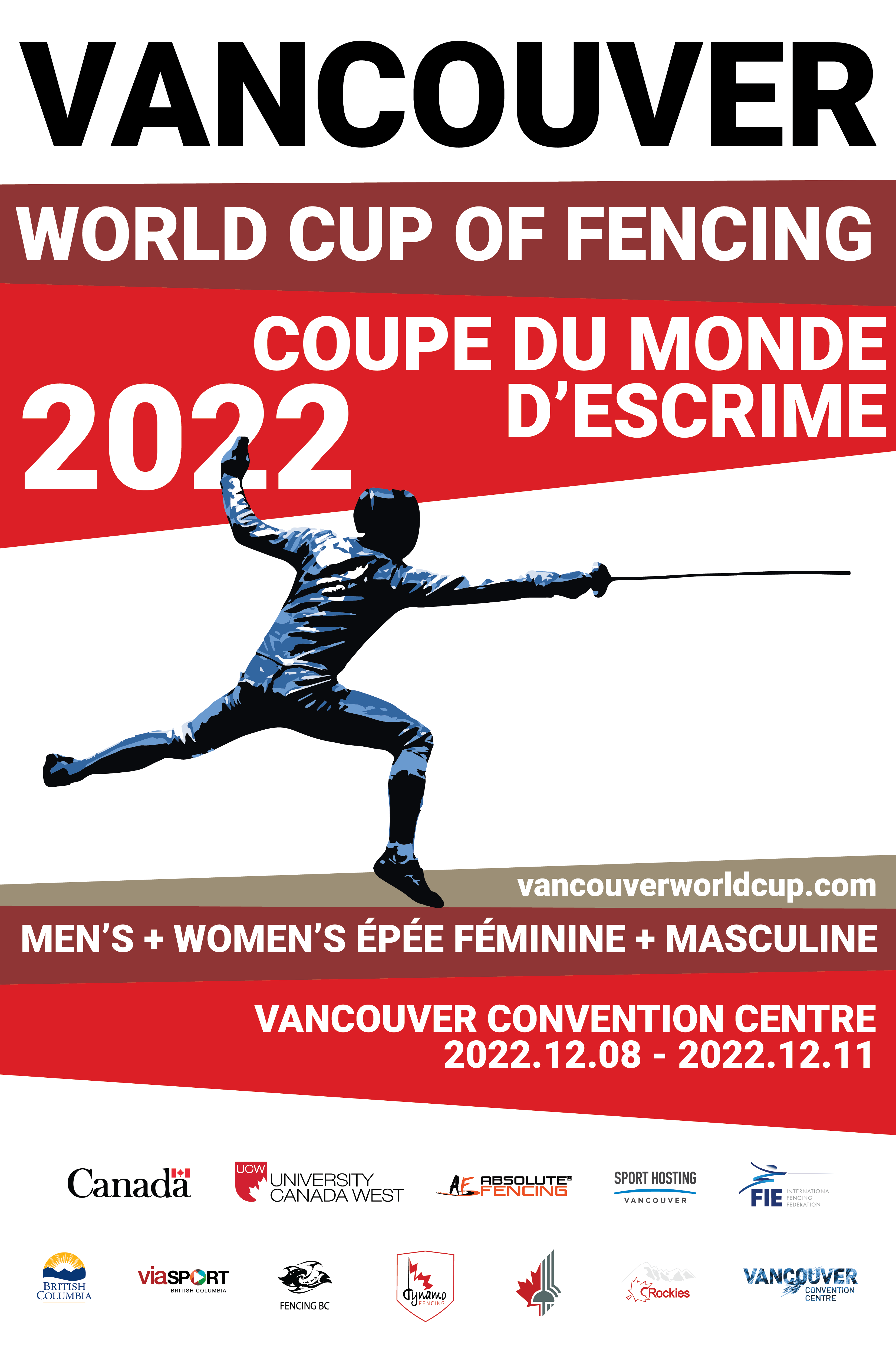 Vancouver accueillera la Coupe du monde d’escrime 2022